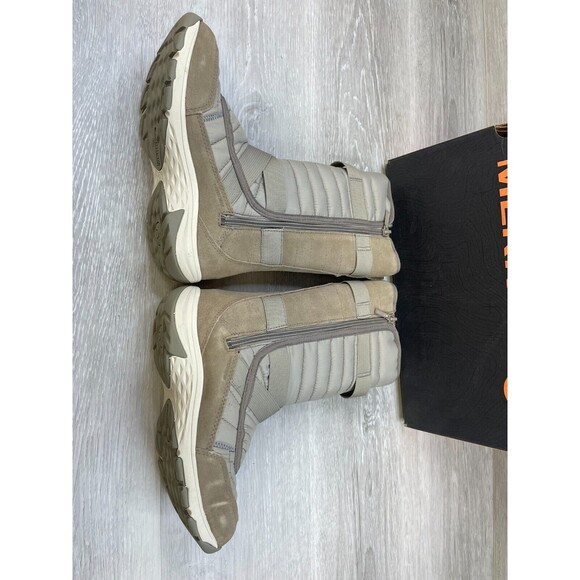 Merrell Approach Sport Women 6 Gray Brown Arch Support Side Zip Winter Boot - Picture 5 of 12